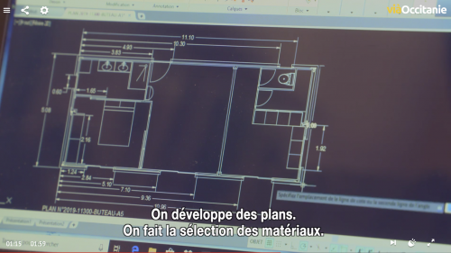 plan de Maison conteneur. 