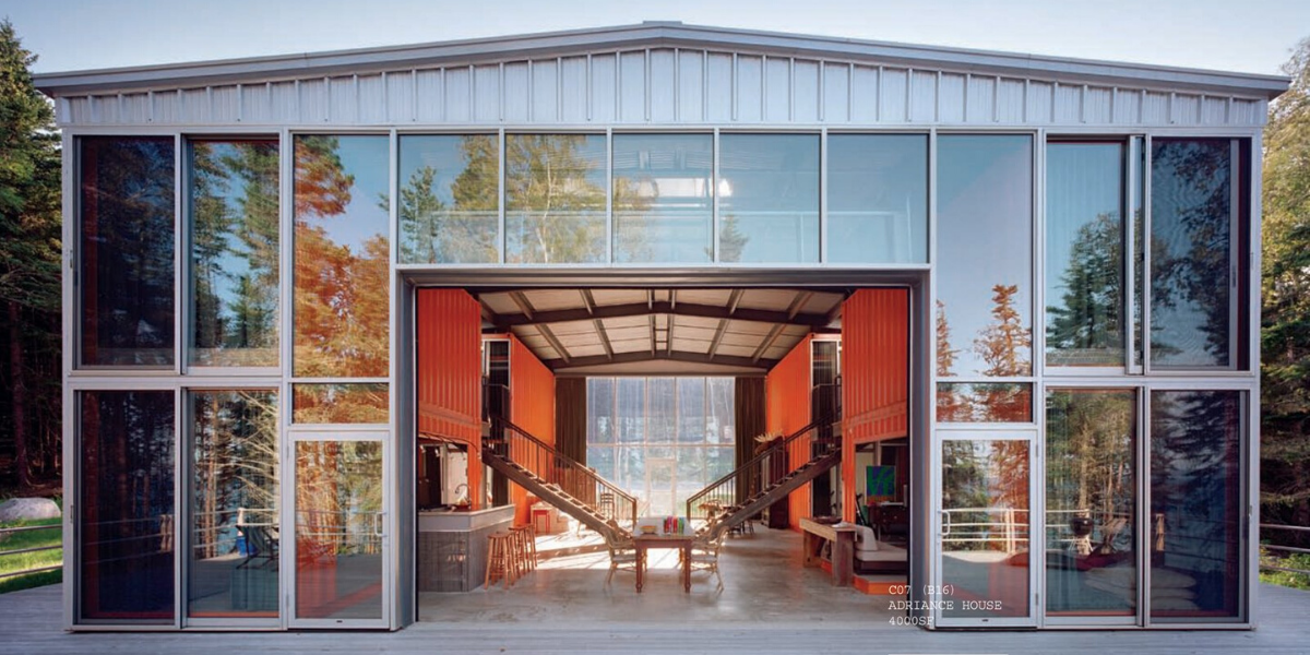 Maisons container dans le maine.
